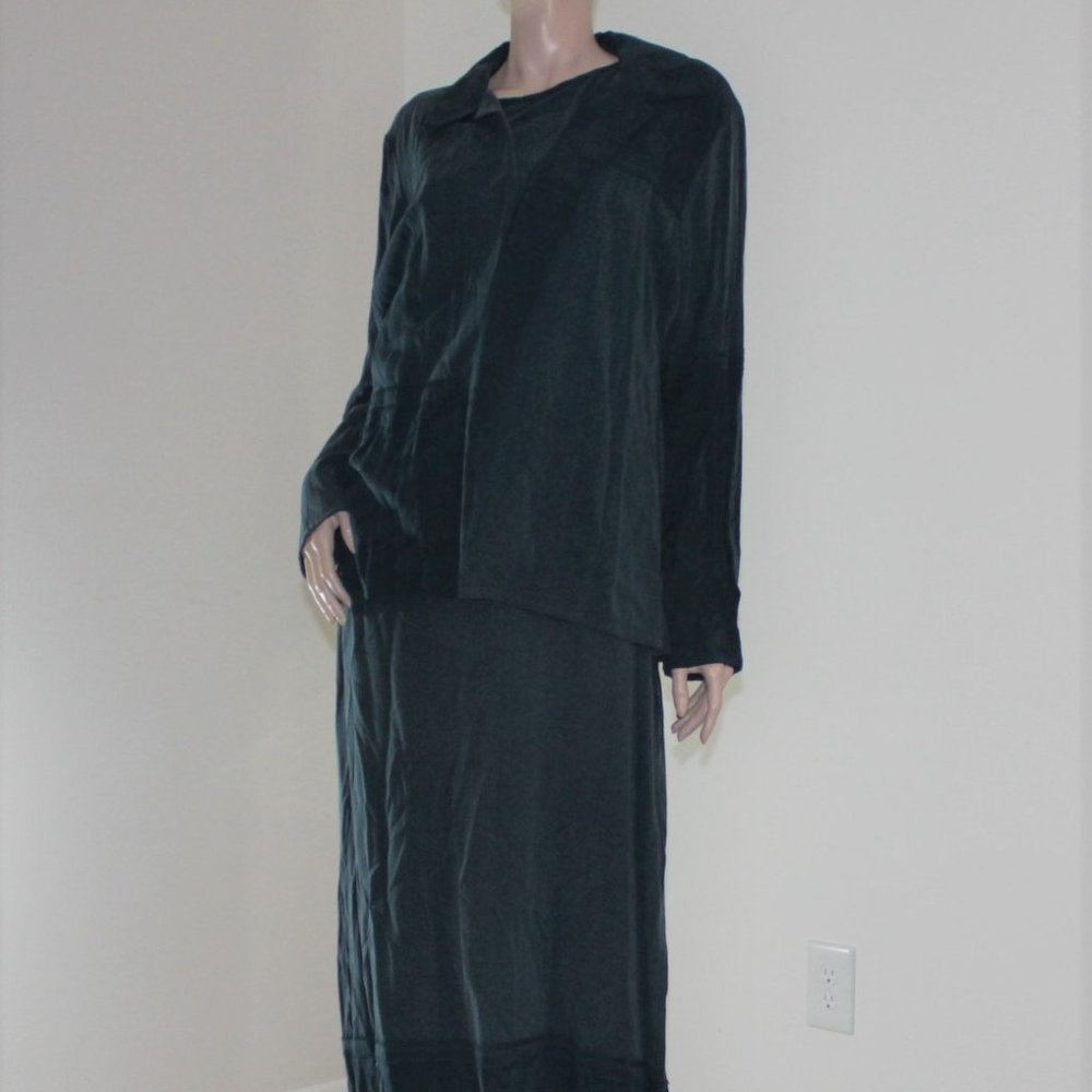 Coldwater Creek Green Dress & jacket set